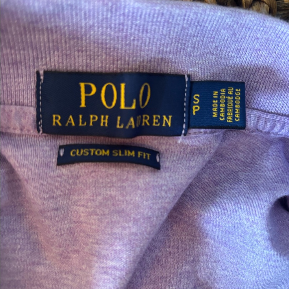 Polo by Ralph Lauren Lavender Men's Polo Shirt Small - Picture 6 of 6